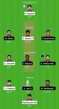 EAG vs SMA Fantasy Suggestion Team 1